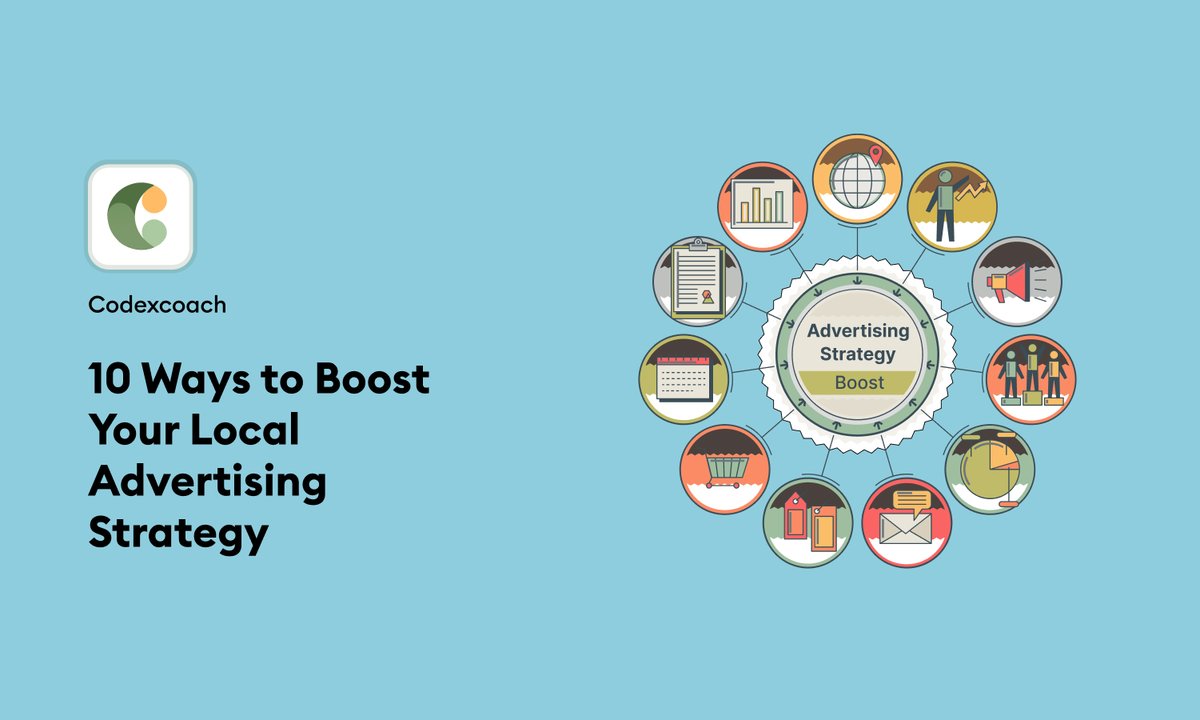 Codextechhelp's tweet image. 🌟 Boost Your Local Biz with Our Top 10 Tips! 🏪 Discover how to dominate your local market in our latest blog. Perfect for #SmallBusinessOwners and #LocalMarketers. #codexcoach #LocalAdvertising #MarketingStrategy #BusinessGrowth #ShopLocal #CommunityFirst
