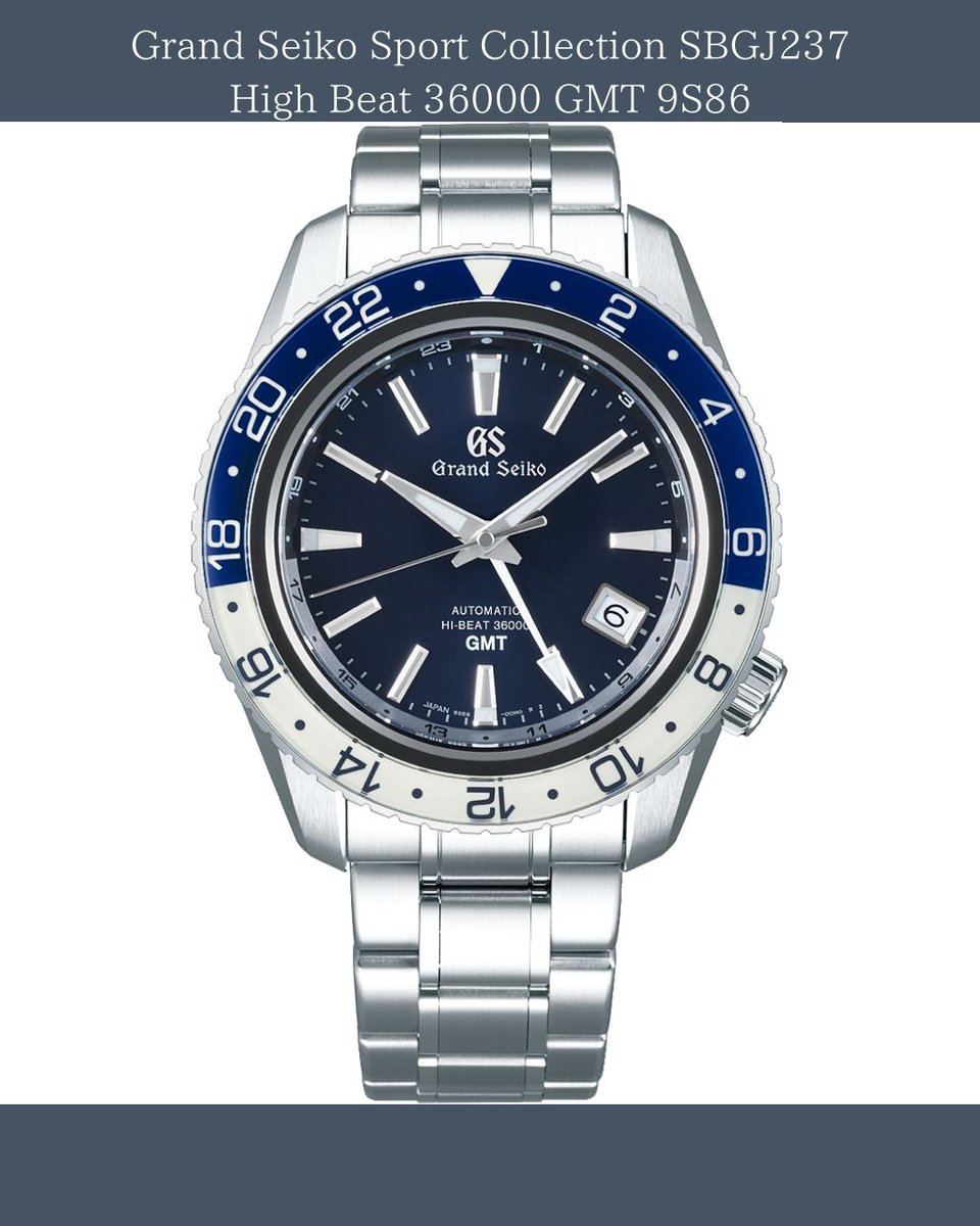 solidstorejapan's tweet image. 【Grand Seiko Sport Collection SBGJ237 High Beat 36000 GMT 9S86】

#GrandSeiko #SportCollection #SBGJ237 #Mechanical #HighBeat #GMT #9S86
#watches #wristwatch #watchaddict #luxurywatches #japanesewatch
#ebay #ebaystore #ebayseller #ebaywatches