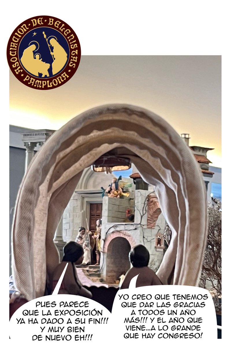 Agradecemos un año más a las casi 30000 personas que se han pasado por <a href="/baluarte/">Baluarte</a> a disfrutar y compartir con nosotros el resultado de nuestro trabajo: los belenes. Deseándoos lo mejor para este año y comenzando a pensar en las especiales #navidad24 #yafaltamenos