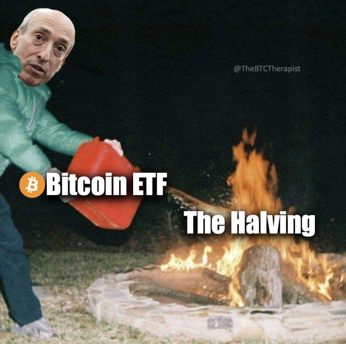 TheBTCTherapist's tweet photo. 2024 is going to be INSANE. #BTC 🤯 https://t.co/1qQZ2HIbpk