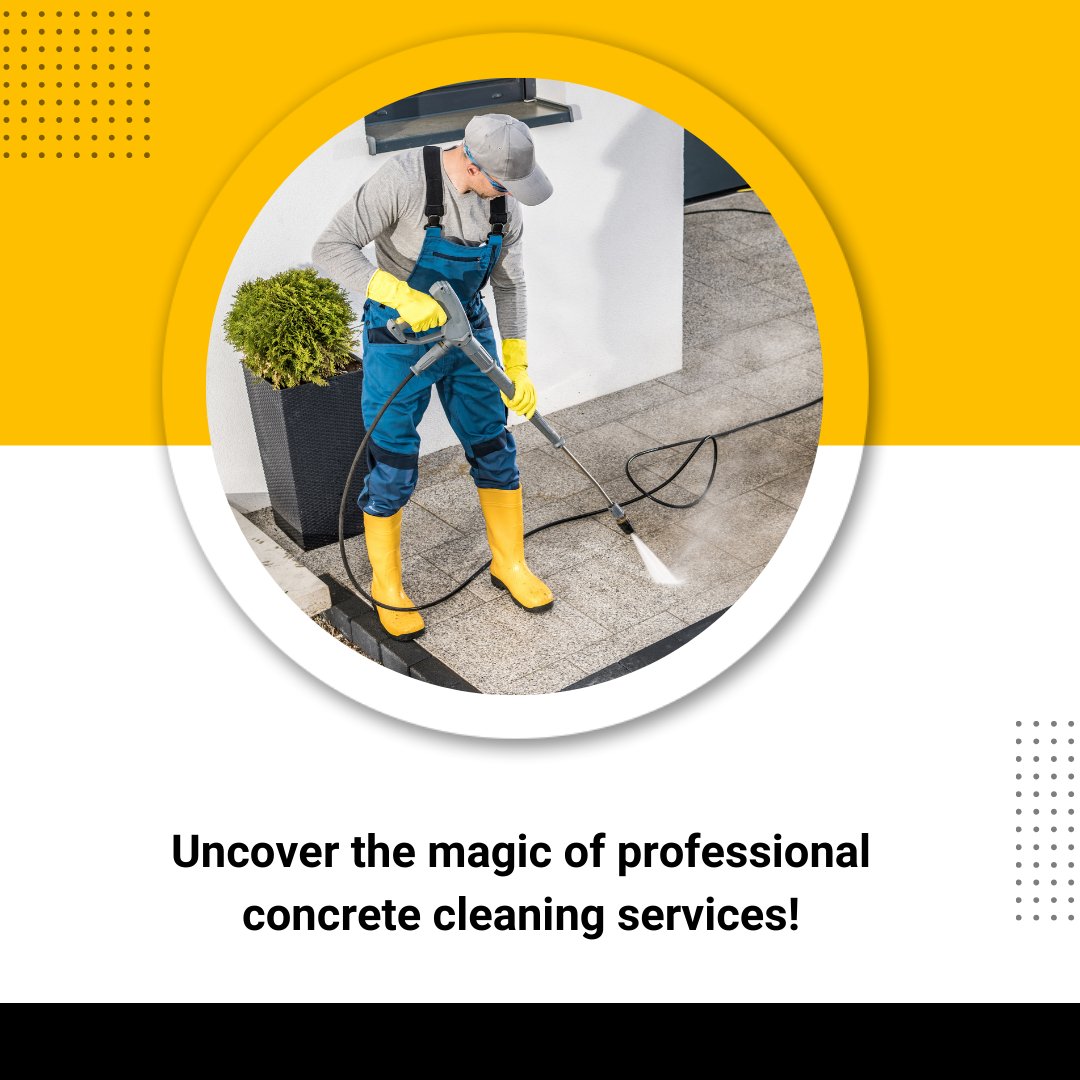 Cleaning3k's tweet photo. Safety Improvement: Professional cleaning removes algae, moss, and mold from concrete, reducing slipperiness and enhancing safety. 
#ConcreteCleaning #AestheticAppeal #ProlongedLifespan #SafetyEnhancement #EnvironmentalResponsibility #CostEffective #RegulatoryCompliance https://t.co/sB0uy5MtWn