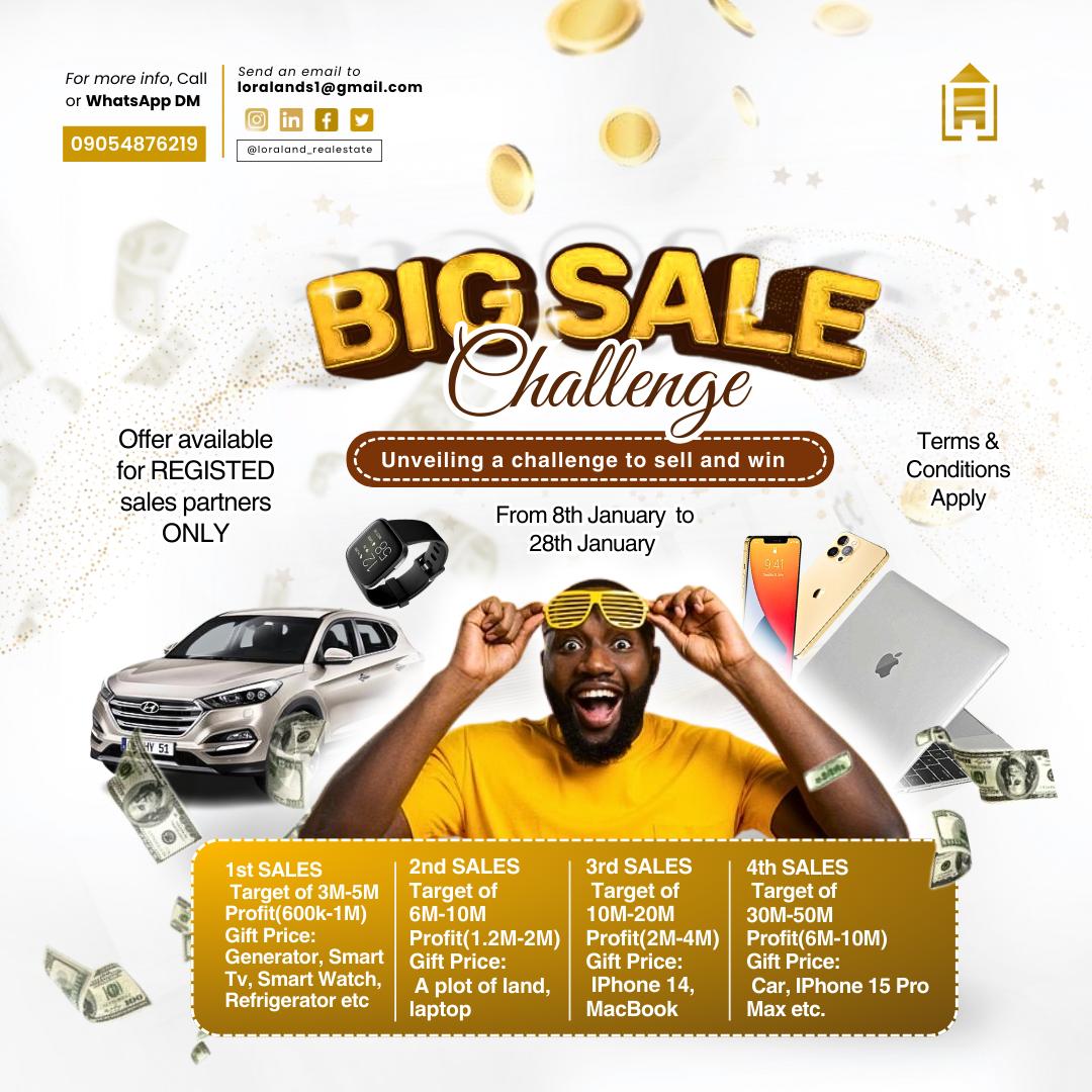 SundayBamigbay1's tweet photo. It's best new year sales challenge https://t.co/NzC0AMy0k8