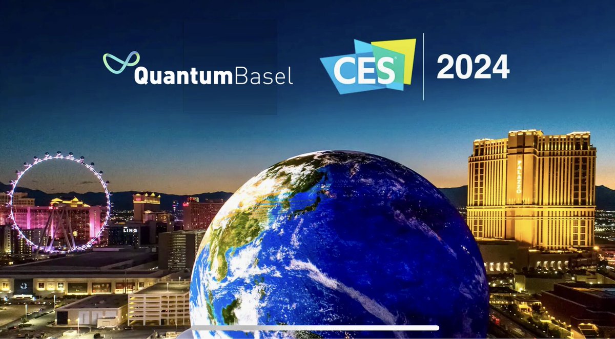 Really proud of hosting you @Damir_Bogdan from QuantumBasel at #CES2024 #GlobalPavilion56039 #56039 providing #StateoftheArt insights into #QuantumTechnologies #QuantumComputing #QuantumSafe #QuantumLeadership and #QuantumAI #QAI : you want to catch with real market trends …