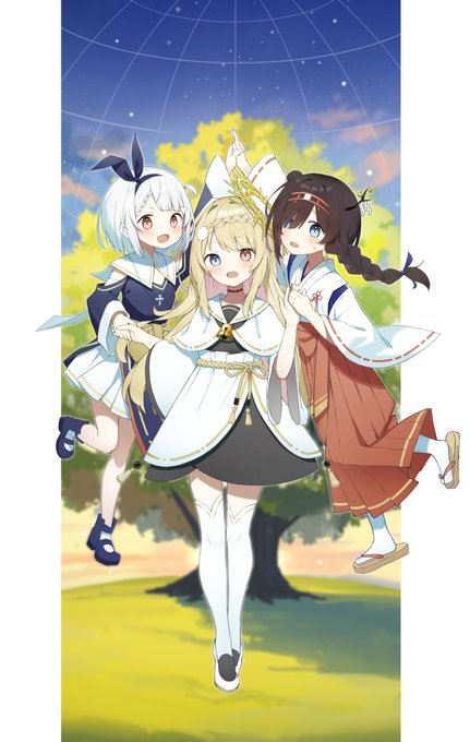 「miko multiple girls」 illustration images(Latest)