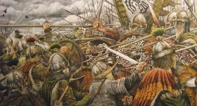 8 stycznia 871 roku Anglosasi pod wodzą księcia Alfreda w krwawej bitwie pod Ashdown, starli się z Wikingami. W czasie bitwy król Wessexu Æthelred w swoim namiocie uczestniczył we mszy, modląc się o boską pomoc przeciw poganom. W boju padł władca wikingów z Jutlandii- Bagsek,…