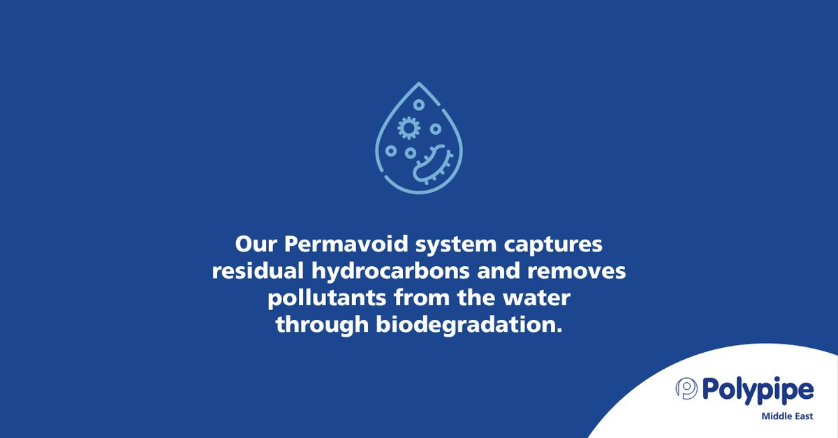 PolypipeME's tweet image. By confronting stormwater at its source, it's possible to reduce the quantity and impact of surface runoff, protect water quality, and promote sustainable urban development - all at once!

Find out how our award winning shallow water management solution, #Permavoid, can help ➡️