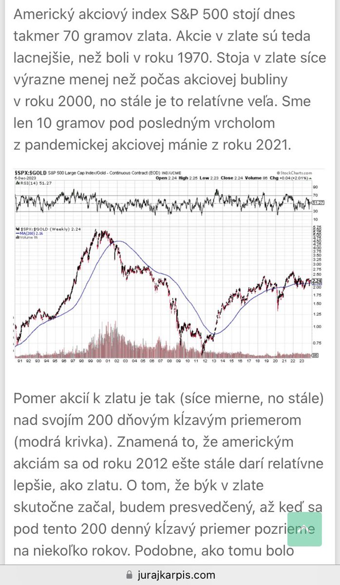 JurajKarpis's tweet photo. 2023 rok rizika durácie, 2024 rok kreditného rizika. Pivot a akcie. Beh na banky. Býk v zlate ešte nezačal – #zpdz 120 v schránkach a na stránke https://t.co/PSGRotDGLW