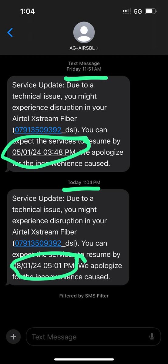 VachhaniSwati's tweet photo. @airtelindia @Airtel_Presence seems like either Airtel India has different time zone or we ask our engineers to start night shift; that’s not in our employment agreements though! Last two days status below. Where to file complaint for loss of productivity?? Ahmedabad. https://t.co/aaT9fEybAu