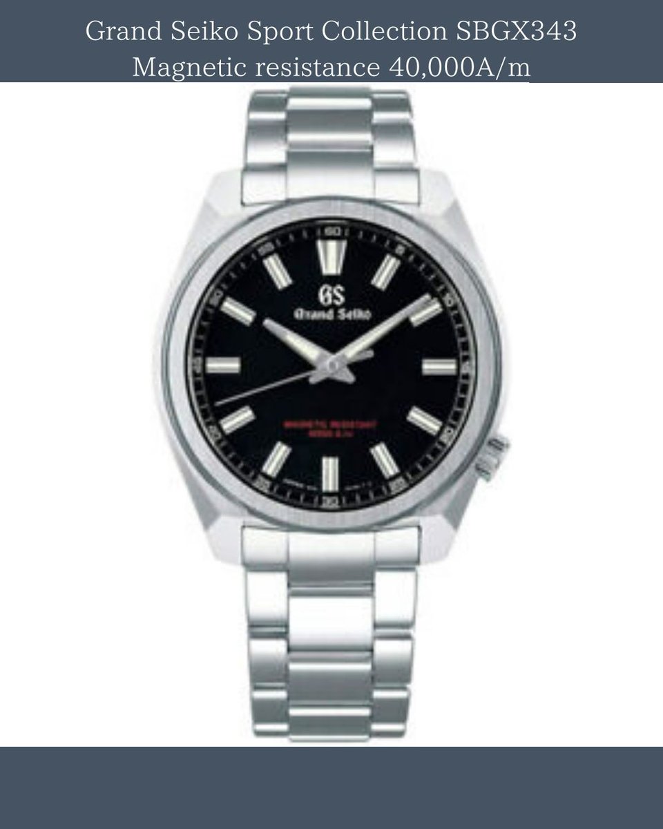 solidstorejapan's tweet image. 【Grand Seiko Sport Collection SBGX343 Magnetic resistance 40,000A/m】

#GrandSeiko #SportCollection #SBGX343 #Magneticresistance
#watches #wristwatch #watchaddict #luxurywatches #japanesewatch
#ebay #ebaystore #ebayseller #ebaywatches