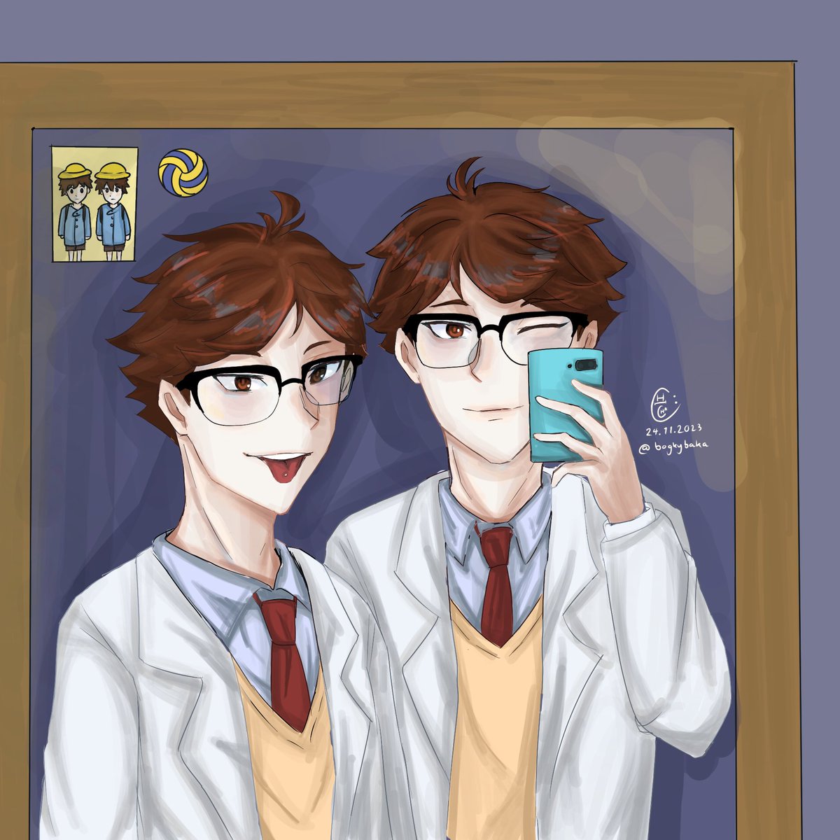 bogkybaka's tweet photo. สวัสดีคั้บ เราชื่อชิ ((ยังไม่มีนามปากกาเยย;-;)) ตอนนี่ส่วนใหญ่จะมีแต่วาดแฟนอาร์ตด้อม Haikyuu แต่ในอนาคตอยากที่จะวาดแนวอื่นๆเพิ่มค่ะ! ยินดีที่ได้รู้จักนะคะ🤍🤍 
ปล. พึ่งสร้างแอควาดมาไม่นาน ยังไม่รู้จักใครเลย พร้อมเมคเฟรนเสมอนะคั้บ ฝากตั��ด้วยนะคะ💞💞 https://t.co/roNeCF9gnV