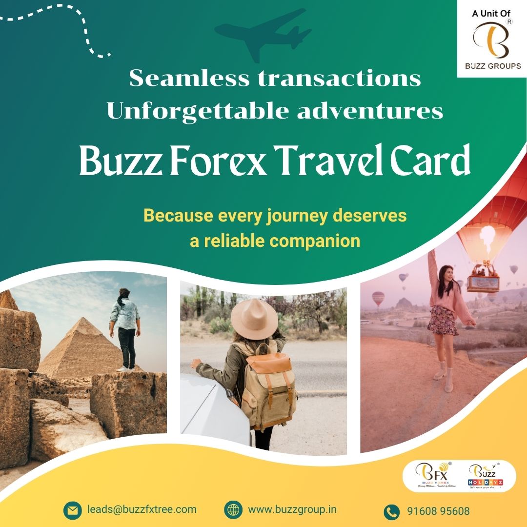 BuzzGroups01's tweet image. Seamless transactions | Unforgettable adventures
Because every journey deserves a reliable companion
Buzz Forex Travel Card
Call Us: 9160895608
leads@buzzfxtree.com
#forexsolution #BuzzForex #BuzzGroups #CareerOpportunities #BuzzHolidayz #travel #traveler #traveling #travellife
