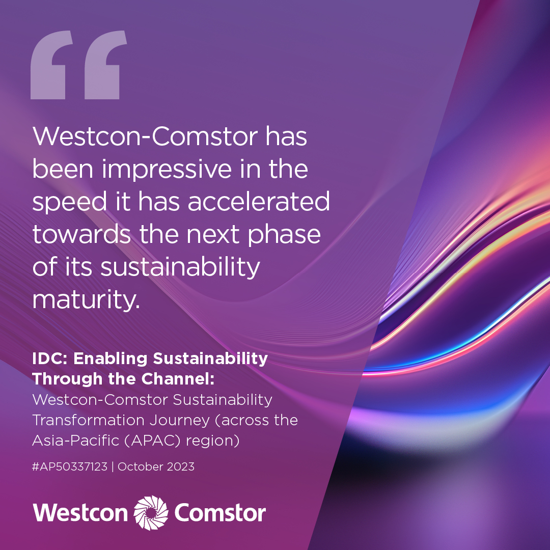 Westcon-Comstor tweet media