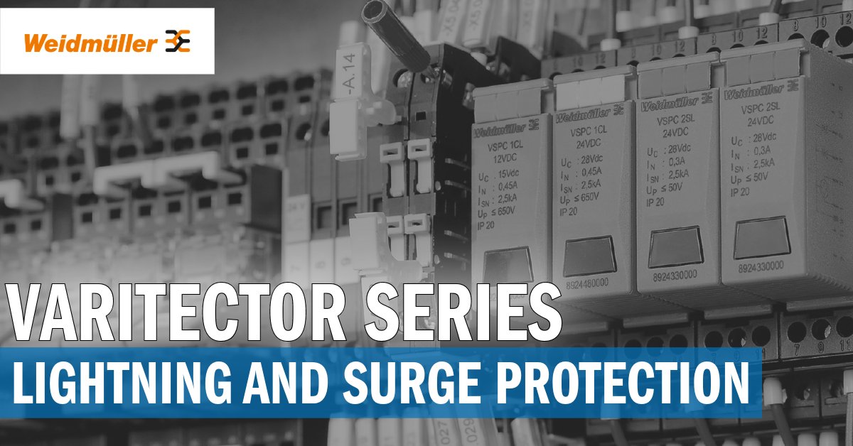 Enter VARITECTOR, your surge-stopping superhero❗

#VARITECTOR #SurgeProtection #ElectricalHero #FutureProof @WeidmullerUK