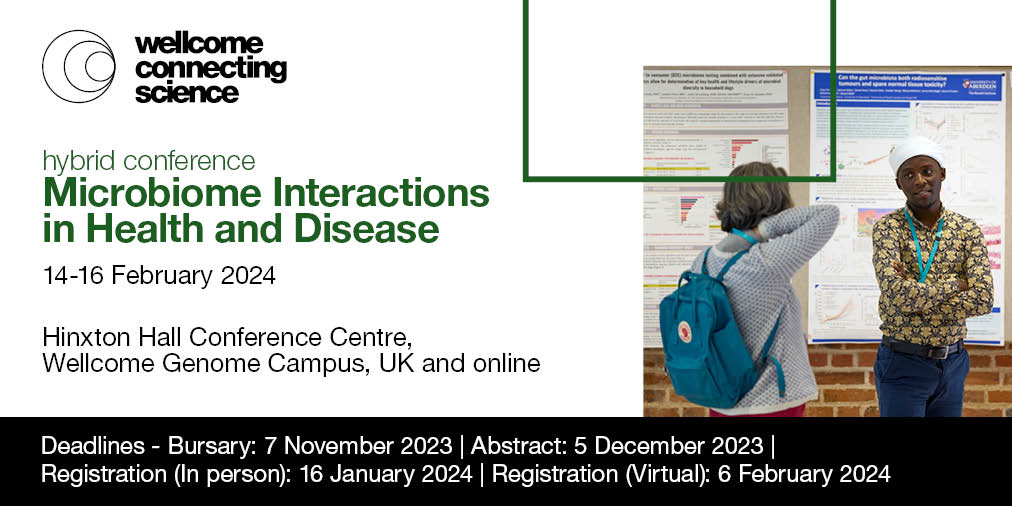 Reconnect with the global #microbiome community in person at #Microbiome24!

Register by 16 January to:
✅Exchange ideas with top researchers in #MicrobiomeResearch
✅Explore novel insights and perspectives 
✅Find collaborators to expand your work.

Info➡️bit.ly/3OVGeFP