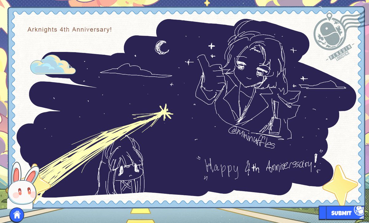 idk how to share my own cards on the site but I drew 2!!
#Arknights #CardExpressAK #Arknights4thAnniv