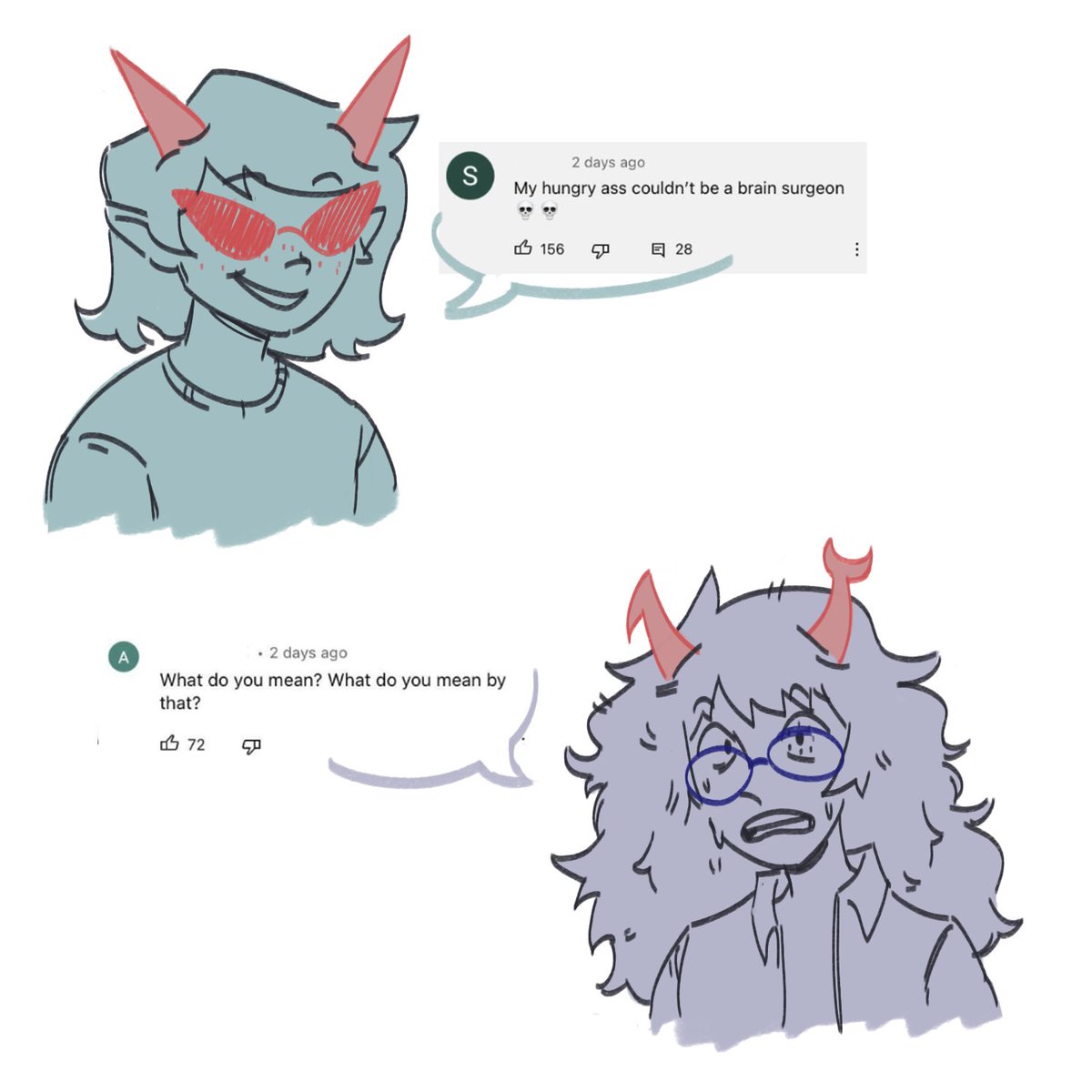 lian_qa's tweet photo. completely unhinged
#homestuck #terezipyrope #vriskaserket https://t.co/cIr7oX81zB