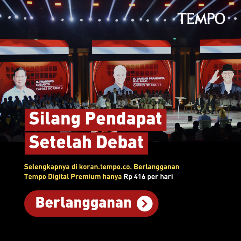 tempodotco's tweet photo. Sentimen positif pada Anies di media sosial lebih tinggi dibanding Prabowo dan Ganjar. Emosi Prabowo dinilai tak stabil. 

Baca selengkapnya di Koran Tempo dengan berlangganan Tempo Digital Premium.