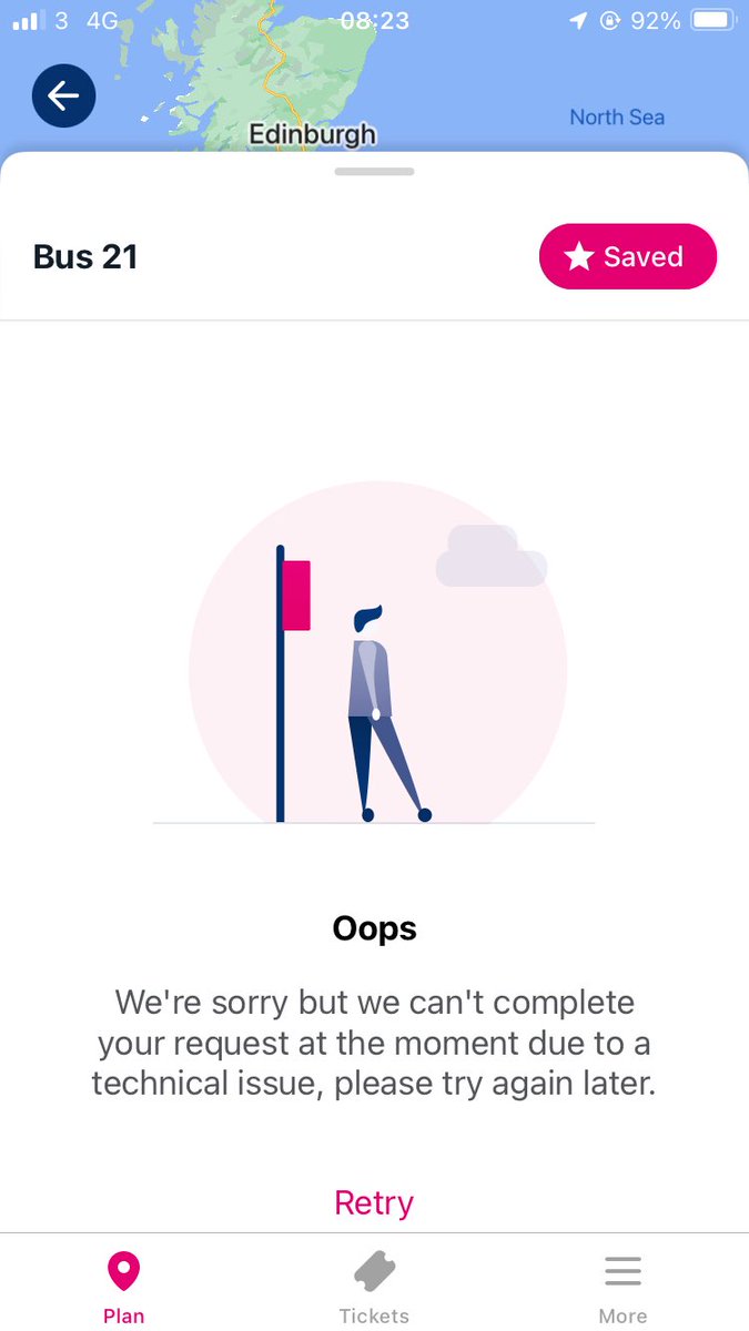 QuickPint's tweet photo. @FirstinGlasgow
Your app not working properly Again.
Can’t load maps, and can’t even pay for a monthly ticket. Shows error.
This happens a lot. 🙄😒
Pictures attached!
#firstbus #firstbusglasgow https://t.co/ervf2ADk3o