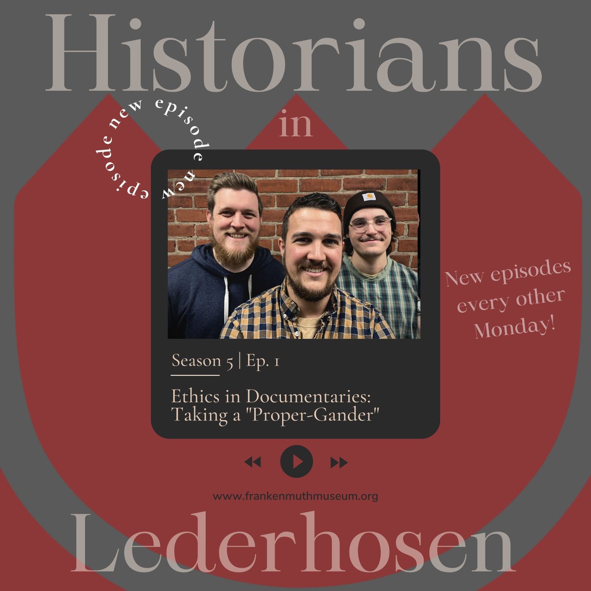 MuthHistory's tweet photo. Documentaries can be very entertaining mediums that can also educate! But can you trust them? Cutaway with our historians to find out! Listen in, subscribe, and leave a review! 
⁠⁠https://t.co/ZeMcJZ9AsI https://t.co/tkssZkhkrj