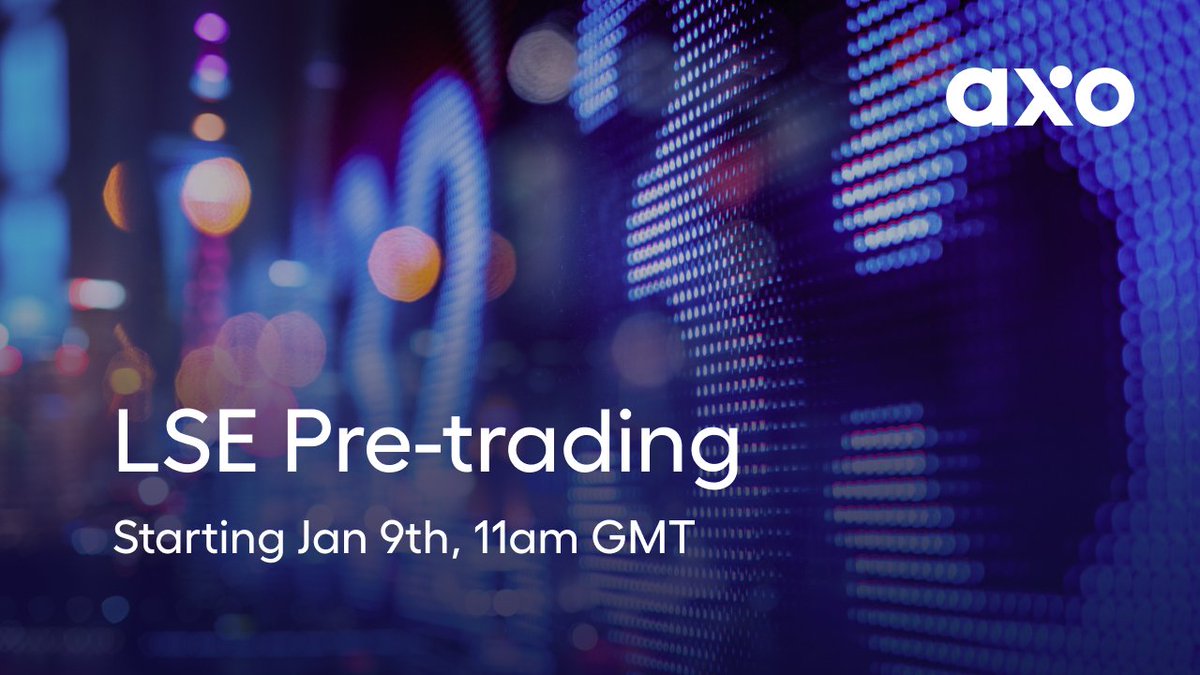 axotrade's tweet image. Axo LSE Pre-Trading

Starting January 9th, 11am GMT

Join us on January 9th at 11am GMT as we unveil the first-ever pre-trading token launch with the Axo LSE, a transformative step in our mission to create a more equitable financial world. This isn’t just a new feature; it’s…