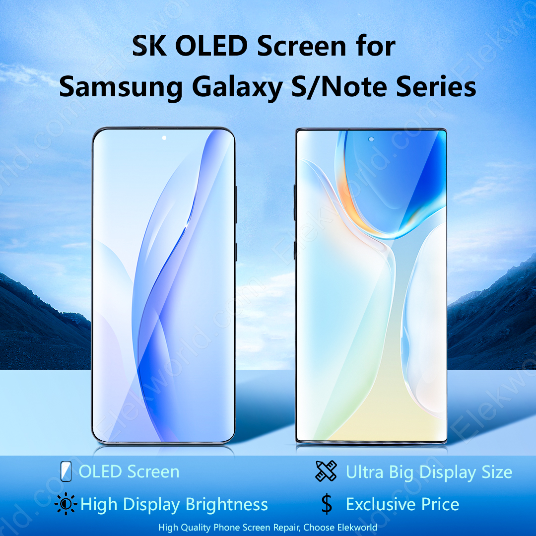 SK OLED Screen For Samsung Galaxy S/Note Series.

OLED Screen
Ultra Big Display Size
High Display Brightness
Exclusive Price

pls
Message us for more information.💌
Facebook: Joy Elekworld
Wechat:8619066350285

#Samsung#Samsungscreen#Samsungscreenrepair