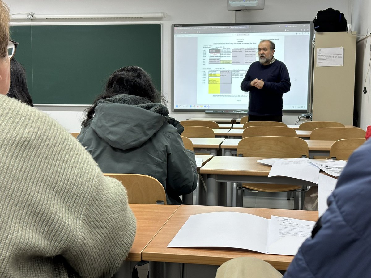 YoungForesters's tweet photo. New year, new #MEDfOR #WinterSchool
#somosIUFOR #SoyForestal #Forestry https://t.co/0JnWQC1PvI