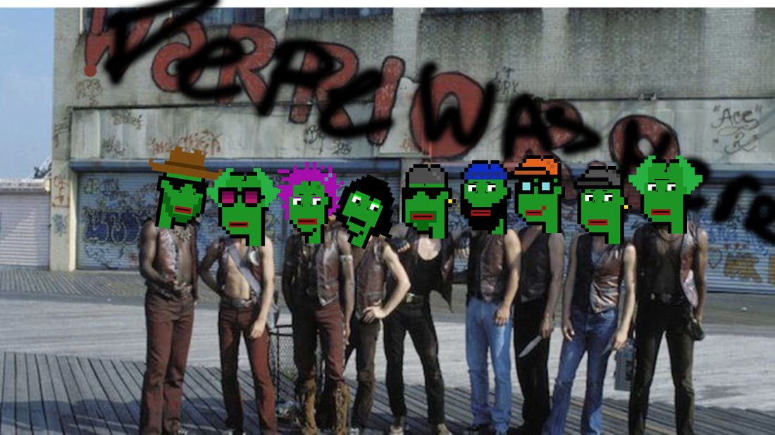 CryptoPunkPepes's tweet photo. Gm Frens 🐸✌️

Whos here still? https://t.co/Y3Tyex7CtV