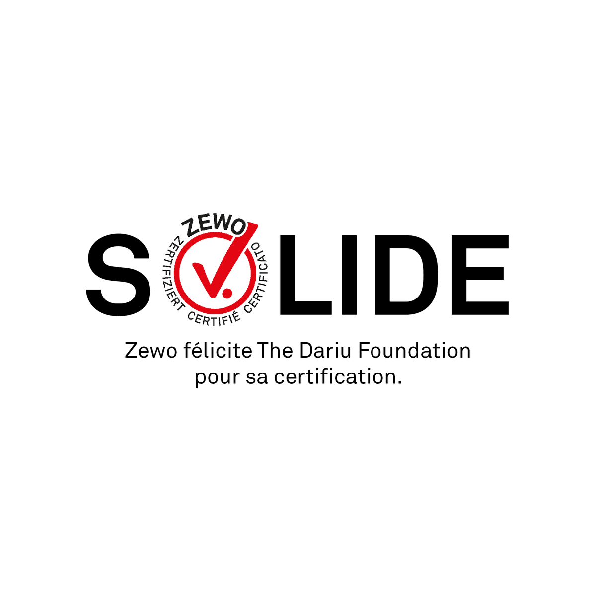 Toutes nos félicitations ! L'organisation The Dariu Foudation a passé avec succès l'examen pour la certification. Elle porte désormais le label de qualité Zewo. Avec les organisations certifiées, votre don est entre de bonnes mains : zewo.ch/fr
#npo #spenden