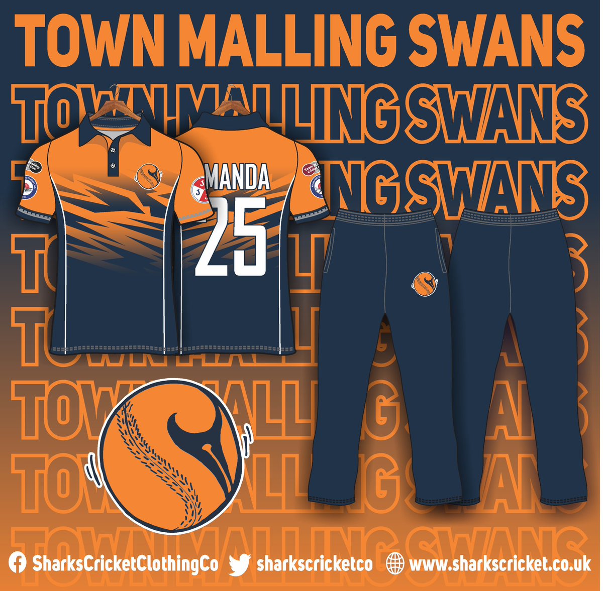 Some clubs are sorted with their kit from SHARKS. @TownMallingCC has received their @TheKentSlam 2024 lovely kit already. #kit #WomensCricket #t20 #kent #stash #colouredkit