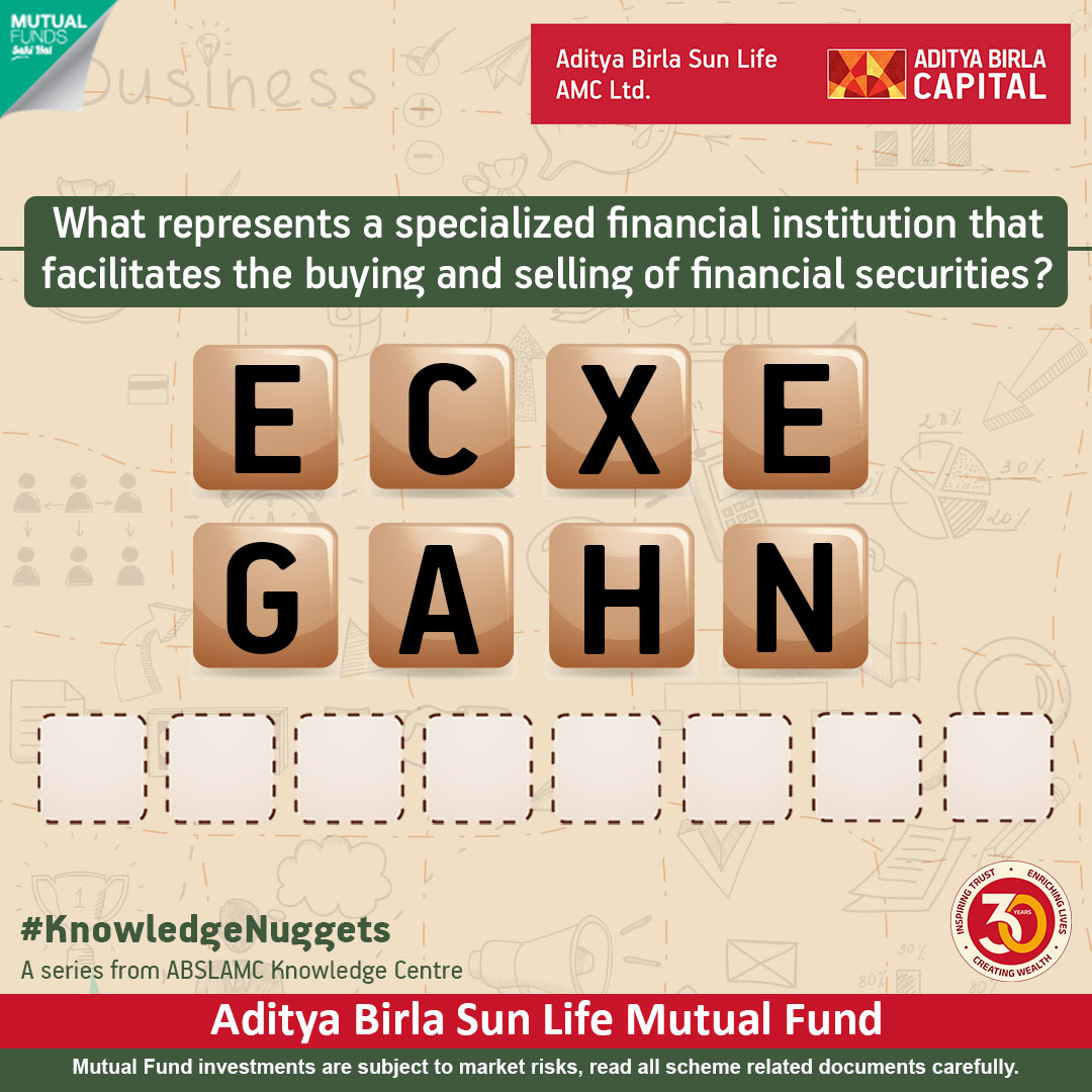 abslmf's tweet image. Put your thinking caps on &amp;amp; solve this.
Here are a few hints:
- It lists securities available for trading.
- It contributes to market liquidity.
- It caters to a wide range of market participants.

#StayEngaged for more quizzes like this one.

#ABSLMF #KnowledgeNuggets