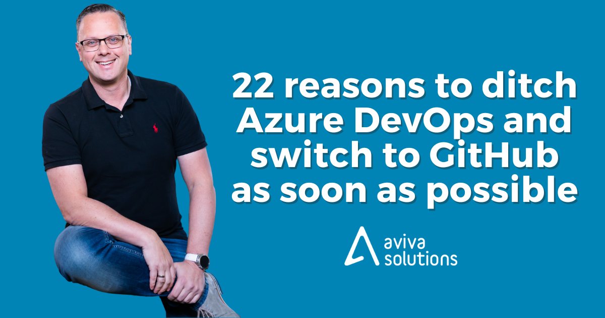 How Azure DevOps is holding back the teams I work with to collaborate efficiently and commit code that has a high level of traceability, and how <a href="/GitHub/">GitHub</a> fixes that.
continuousimprover.com/2024/01/github…