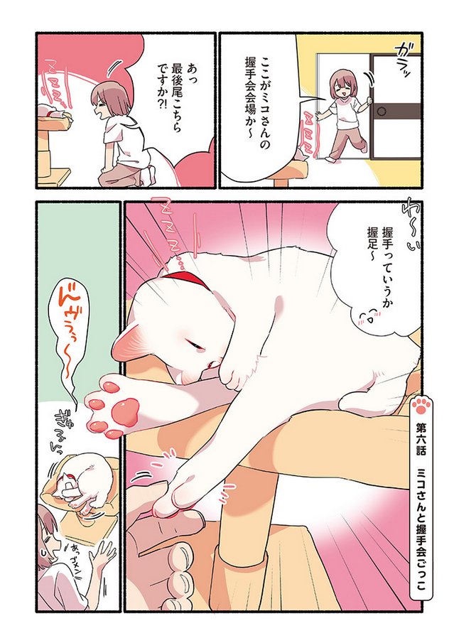 コロナ禍🦠で飼い猫🐈を推し始めた話🫶
(2/2)
#漫画が読めるハッシュタグ 

発売中のコミックス、
#愛されたがりの白猫ミコさん からお届けしました!
書籍限定公開のミコさんとの出会いエピソードが読めるコミックスは👇から
https://t.co/946gcriaEO 