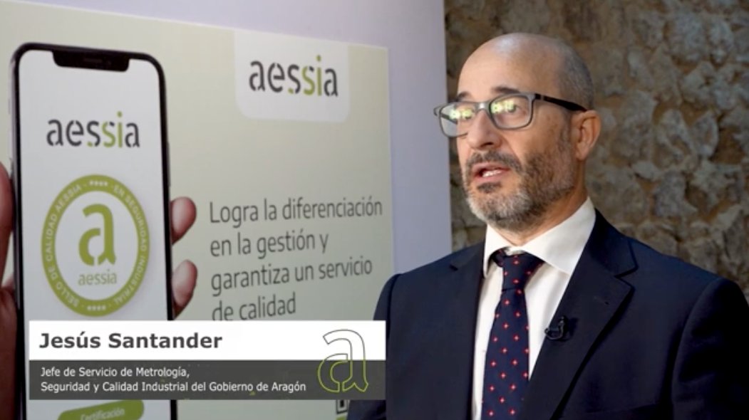 AESSIA_Aragon's tweet photo. "El Sello de Calidad de #AESSIA va a dar una mayor trazabilidad sobre la calidad de los servicios a las empresas que lo posean", Jesús Santander, jefe del Servicio de Metrología, Seguridad y Calidad Industrial del Gobierno de Aragón.
La entrevista aquí
👉 https://t.co/oqULRfvFGf https://t.co/uI9cNtJ2QI
