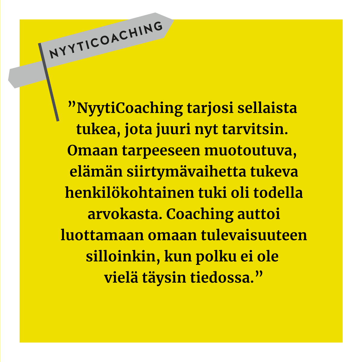 nyyti_ry's tweet photo. Kaipaatko coachausta oman suuntasi löytämiseen ja uratavoitteidesi kirkastamiseen? Hae mukaan korkeakouluopiskelijoille suunnattuun NyytiCoachingiin! https://t.co/iZRNbT9CZq
#cocahing #NyytiCoaching #uravalmennus #tavoitteet #työelämä #omasuunta https://t.co/f73HzBlS6u