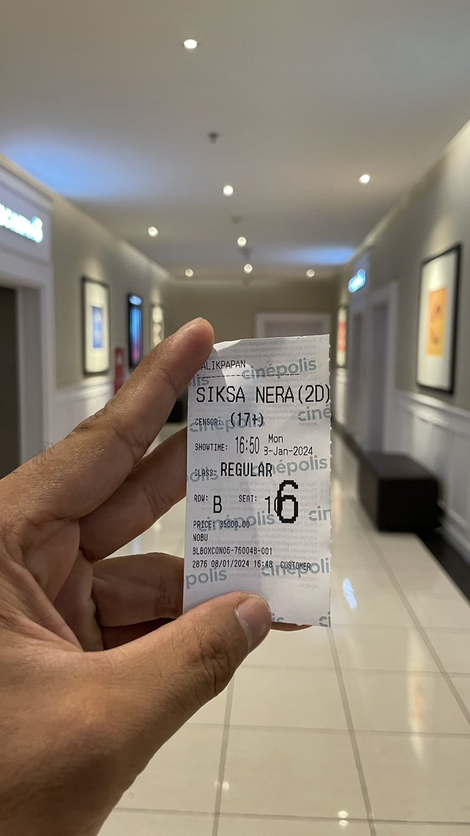 Nonton siksa neraka, gapapa telat yang penting nonton