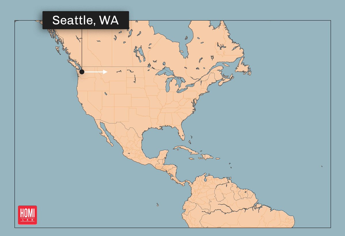 srijanpalsingh's tweet photo. Imagine you begin a journey in Seattle WA, facing exactly due east. Then start traveling forward, in a straight line along the Earth's surface. You will travel across North America, and onto the Atlantic Ocean. Eventually, you will hit another country. What is the first country you hit?
Guess and comment below!

#FunPuzzle #TravelGame #GuessWhere #EastFromSeattle #WorldGeography #FirstCountryChallenge