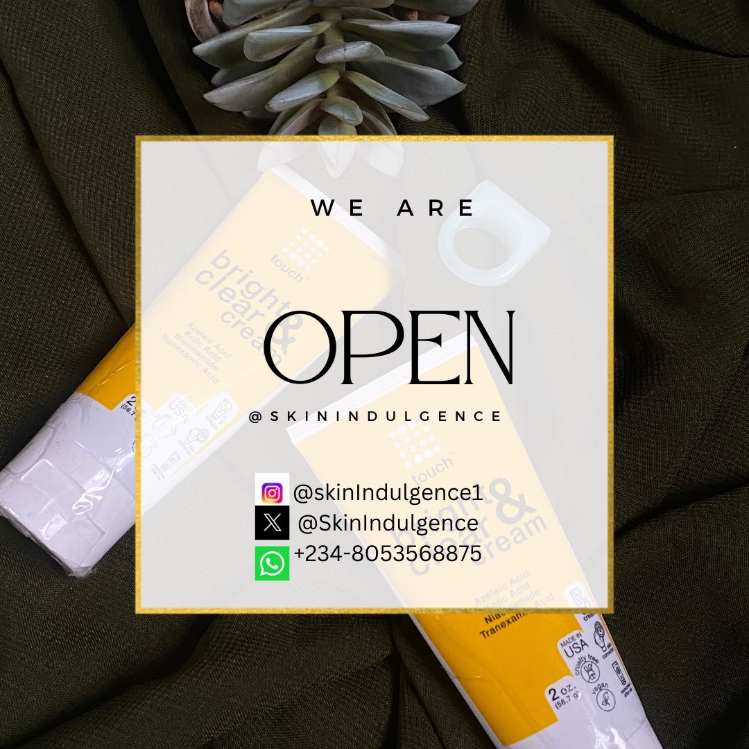 skinindulgence1's tweet photo. We are officially opened for the year 2024 and we are excited to receive your orders. https://t.co/sAXq9lFm6N