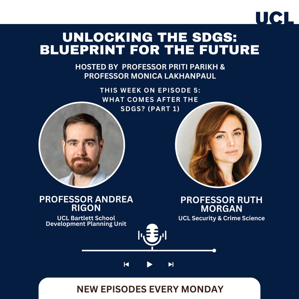 UCL & the UN Sustainable Development Goals (@ucl_sdgs) on Twitter photo Unlocking the SDGs is BACK for season 2! We’re 6 years away from the UN 2030 deadline! In ep 5 <a href="/ProfLakhanpaul/">Prof Monica Lakhanpaul</a> <a href="/pritiparikh73/">Professor Priti Parikh</a> <a href="/ProfRuthMorgan/">Ruth Morgan</a> <a href="/UCLCrimeScience/">UCL Crime Science</a> & <a href="/rigonandre/">Professor Andrea Rigon</a> <a href="/TheBartlettUCL/">The Bartlett</a> <a href="/dpu_ucl/">The Bartlett Development Planning Unit (DPU)</a> consider what progress has been made so far. Listen now soundcloud.com/uclsound/what-… Unlocking the SDGs is BACK for season 2! We’re 6 years away from the UN 2030 deadline! In ep 5 <a href="/ProfLakhanpaul/">Prof Monica Lakhanpaul</a> <a href="/pritiparikh73/">Professor Priti Parikh</a> <a href="/ProfRuthMorgan/">Ruth Morgan</a> <a href="/UCLCrimeScience/">UCL Crime Science</a> & <a href="/rigonandre/">Professor Andrea Rigon</a> <a href="/TheBartlettUCL/">The Bartlett</a> <a href="/dpu_ucl/">The Bartlett Development Planning Unit (DPU)</a> consider what progress has been made so far. Listen now soundcloud.com/uclsound/what-…