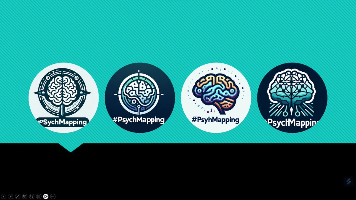 PsychMapping's tweet image. We&apos;re back to work at @PsychMapping  with something exciting! 🌟 

Today, AI generated some new logos for us. What do you think of these AI-created designs? 💭🎨

🚀 Don&apos;t forget, you can find more about our latest projects and updates at psychmapping2.com.