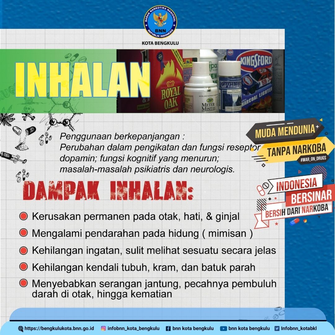 InfoBNN_KotaBKL's tweet image. Dampak Penyalahgunaan Inhalan Bagi Tubuh manusia

@infobnn_ri 
#bnn 
#bnnkotabengkulu 
#inhalant