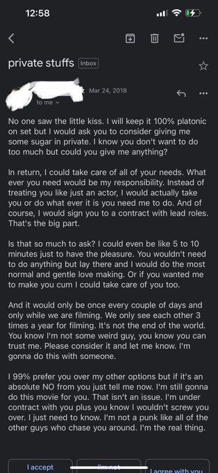 The casting couch is real https://t.co/vnAzdEbPXT<a href="/tag/mvsales"class="tags"><span>#mvsales</span></a>