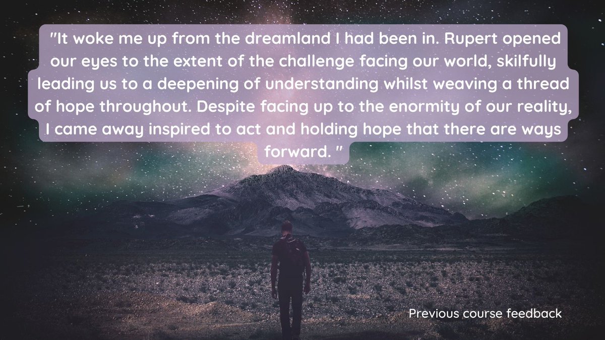 "I came away inspired to act and holding hope that there are ways forward."

Great feedback from a previous time I've run my short Spiritual Adaptation course in the #LakeDistrict, which is happening again next month (Feb 16-18). Still spaces left 👇

glenthorne.org/events-program…