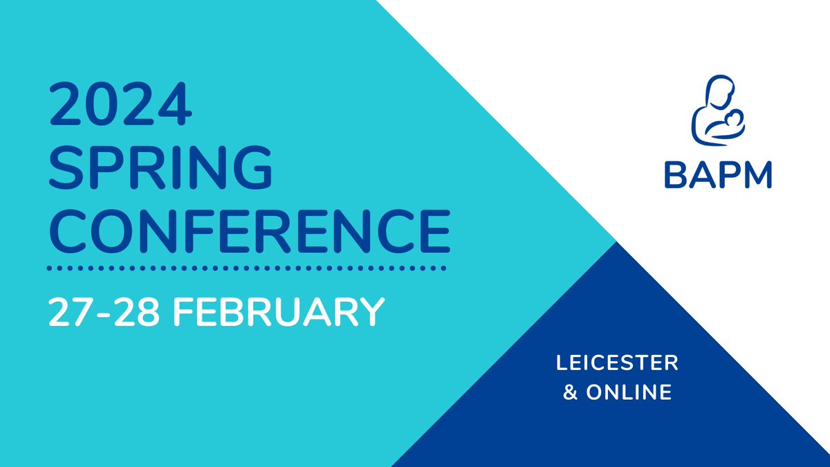 Have you booked your place for next month's BAPM Spring Conference yet? 

Join us in Leicester or online for this event for paediatric and neonatal trainees at all levels of training, ANNPs and AHPs.

View the programme and book your place here&gt;
bapm.org/events/bapm-sp…