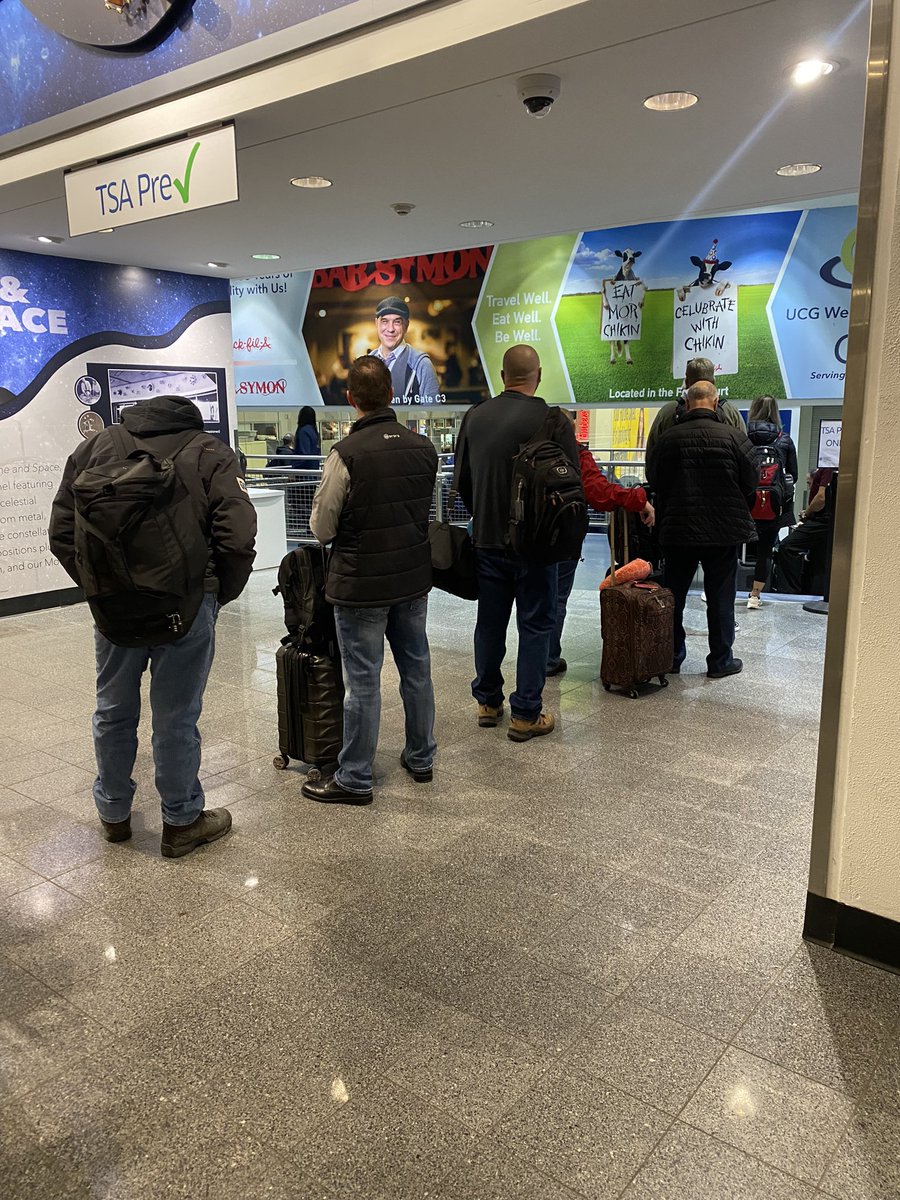 I have a flight at 5. Got to the airport early. <a href="/TSA/">TSA</a> not even open. Nice service!