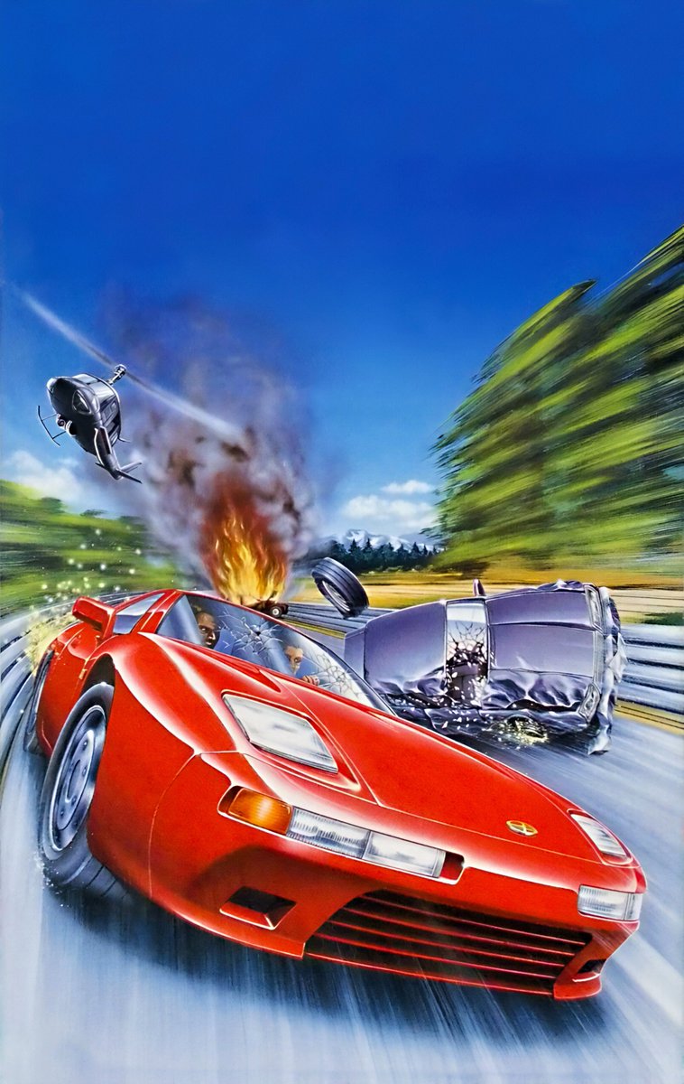 peachflavor3d's tweet image. The artwork of Super H.Q. Criminal Chaser aka Super #ChaseHQ in the west used on the cover of the #SuperFamicom release. No clue on the artist. Usual upscale/clean/retouch process with logo removal.