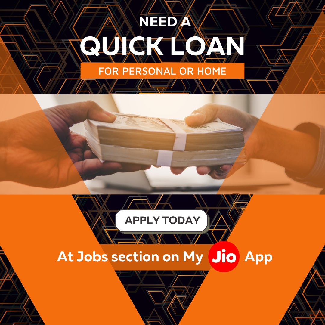 🌟 Need money to fuel your dreams? Look no further! 🏠💸 Jobs section on MyJio App offers easy personal and home loan options – quick, simple, and the best interest rates. Ready to make things happen? Apply now!💰✨
complementor.oneflo.in/complementor-w… for Personal Loan