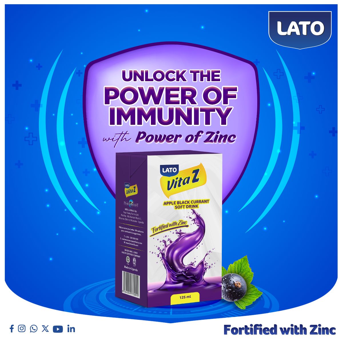 LatoMilk's tweet photo. Unlock the Power of Immunity with Lato #VitaZ! ๐ ๐ช๐ก๏ธ
Boost your immunity, stay strong, and thrive all day long!โ
#LatoVitaZ #ImmunityBoost #ZincPower https://t.co/NO3GnTK9td