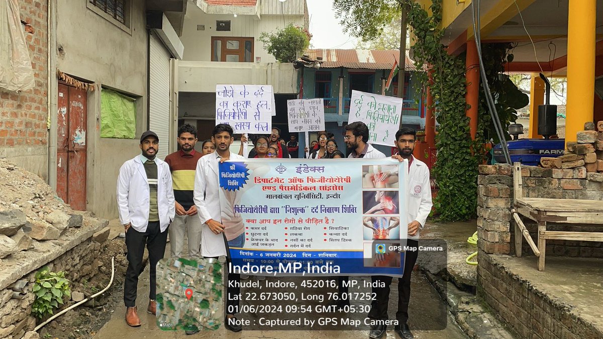 MalwanchalUni's tweet photo. Free Physiotherapy camp has been organized by Index Department of Physiotherapy and Paramedical Sciences on 6/12/2024 at Sindhi Baroda Panchayat Bhawan.
#indexdepartmentofphysiotherapyandparamedicals #physiohelp #physiothereapy #malwanchaluniversity https://t.co/rNugYgeU3g