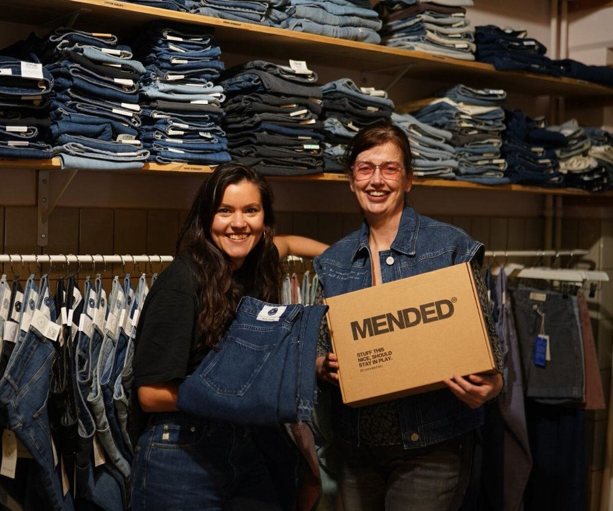 MUD Jeans en MENDED rollen reparatieservice uit door heel Nederland dlvr.it/T15PnF