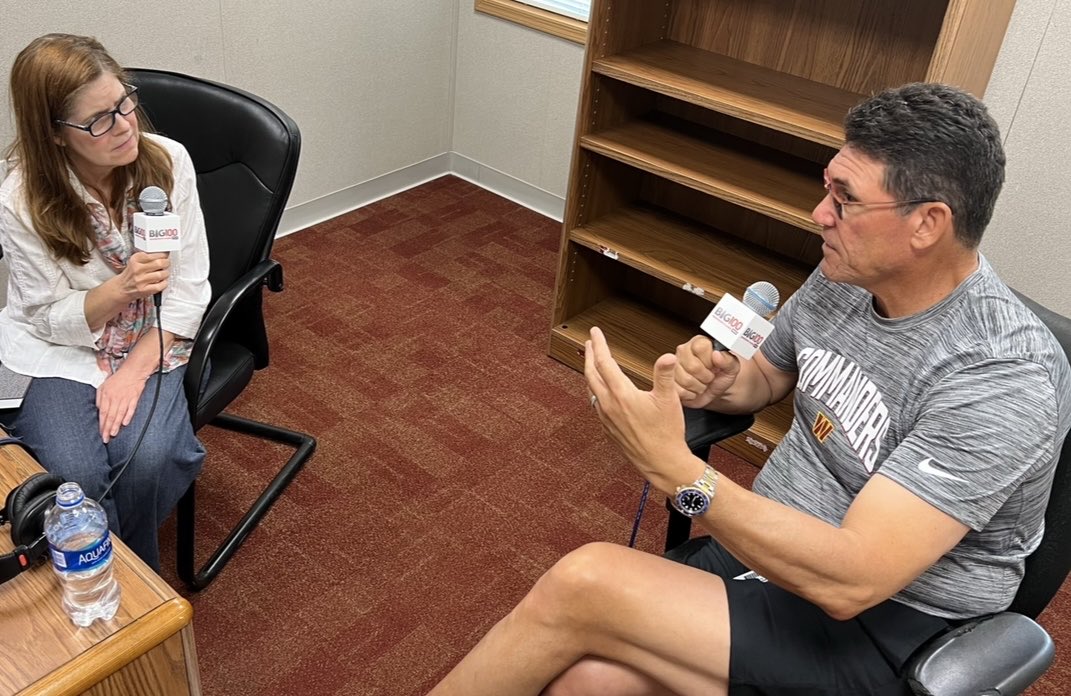 lisaontheradio's tweet photo. Wishing #RonRivera and his family the best in his next chapter. I had the opportunity to talk with @RiverboatRonHC on several occasions and he was always an interesting interview and a class act. #Commanders #RiverboatRon #NFL @Commanders @BIG100Radio https://t.co/3ncuA3rkh4